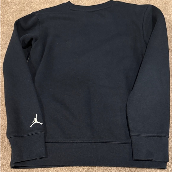 Jordan Navy Sweatshirt with Colorful Logo - Picture 6 of 6